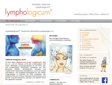 Tablet Screenshot of lymphologicum.de